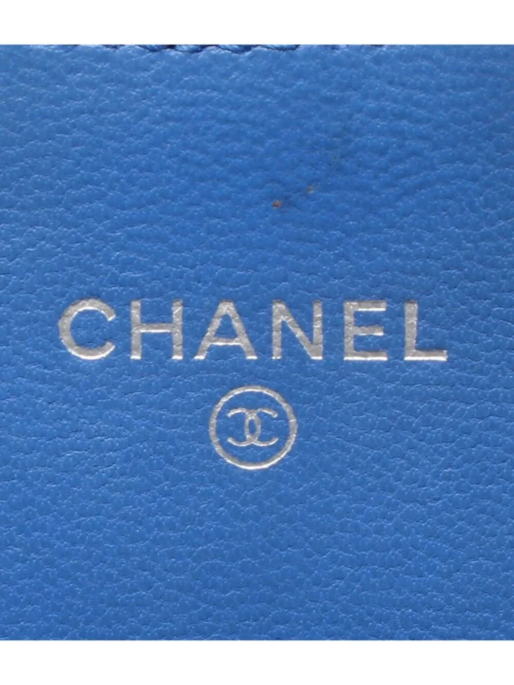 Chanel Wallet Silver Quilted